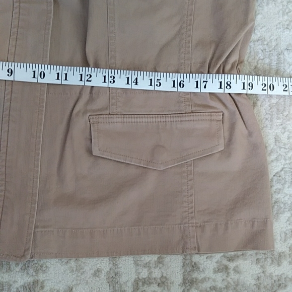 NEW Talbots Hidden Zipper Blazer Jacket M Tan Brown - Picture 16 of 16